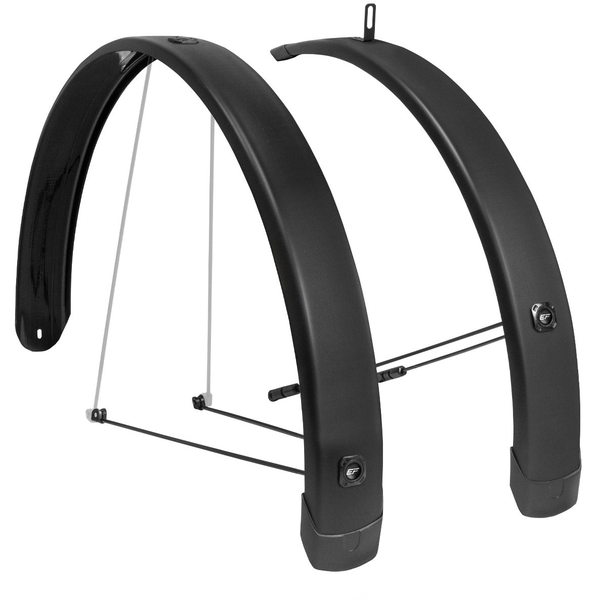 Eurofender Fender Set Tempo Square 28 58mm Matt Black