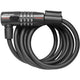 Trelock SK 210 C180 10 - Flexible Kabelschloss, 180 cm, schwarz