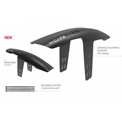 Kotflügel vorne X-Cape 26 27,5 29 Zoll 82 mm schwarz