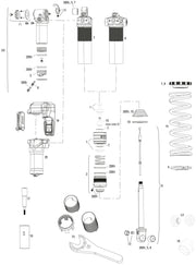 RockShox Stoßdämpfer Vivid Ultimate Dh RC2 Hinterradstoßdämpfer RS ​​Vivid Ult. dh rc2 250 x 75 mm - afbeelding 1