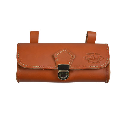 Selle Monte Grappa Satteltasche Leder Cognac mit Logo