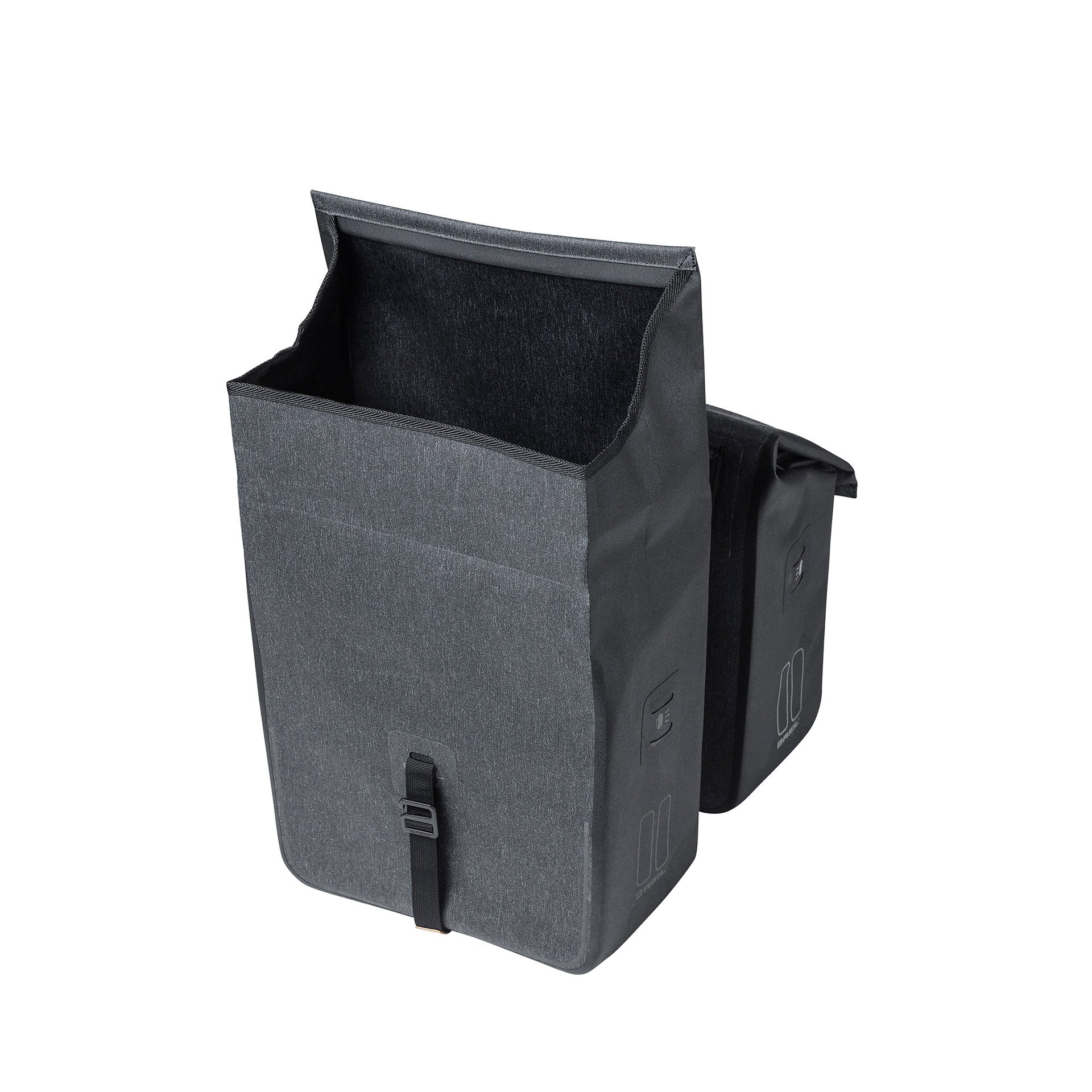 Basil Urban Dry Doppel-Fahrradtasche - Grau, 50L