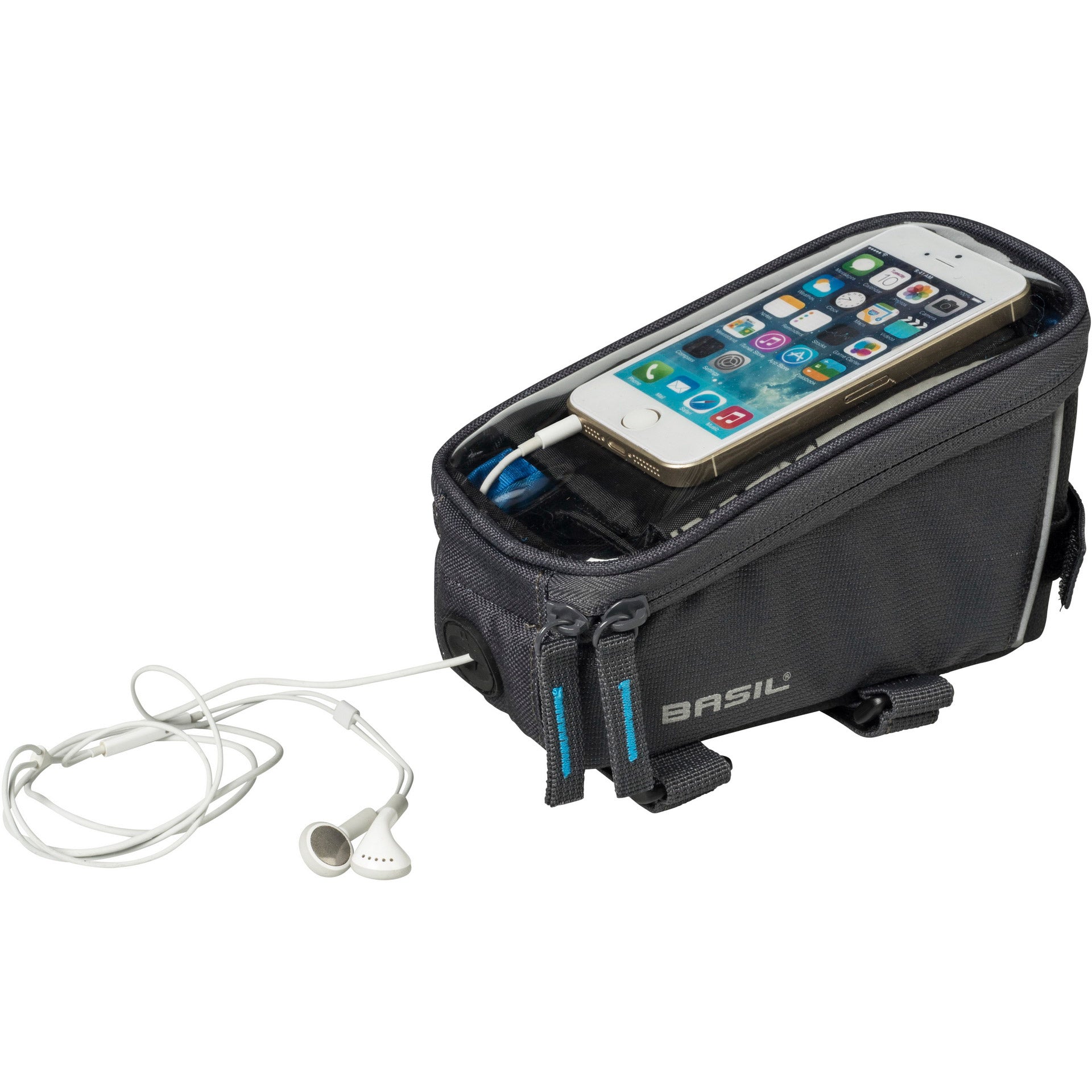 Basil Sport Design Frame Bag - Graue Smartphone Frame Bag