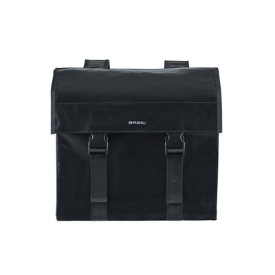 Basil Urban Load Doppel-Fahrradtasche - Schwarz
