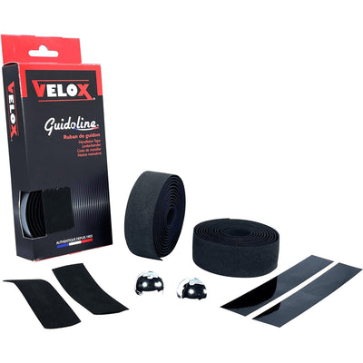 Velox Lenkerband Kork Schwarz - EVA, 175cm, Rennrad, 2 Rollen