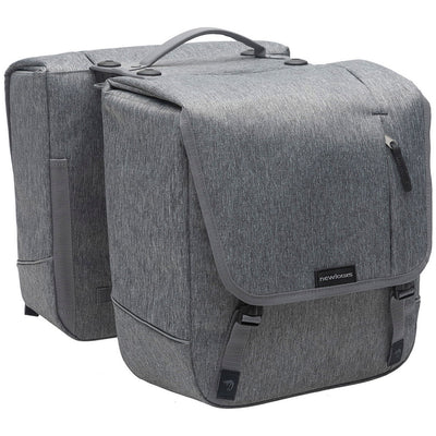 Nova Double - Doppelte Fahrradtasche, grau, wasserabweisend