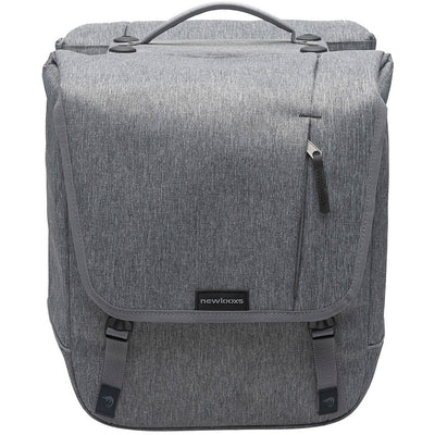 Nova Double - Doppelte Fahrradtasche, grau, wasserabweisend