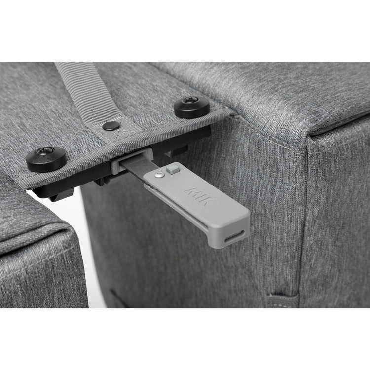 Neue Looxs Nova Double - Doppelfahrradsack, grau