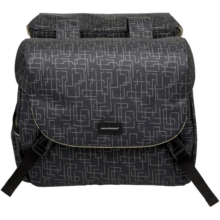 Mondi Joy Doppelfahrradbeutel - Wasser -Repellent Polyester - Schwarz - 38L