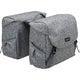 Mondi Joy Double Bicycle Bag - Racktime Snap -it - Wasser -Repellent Polyester - 38L - Ivy Walnuss
