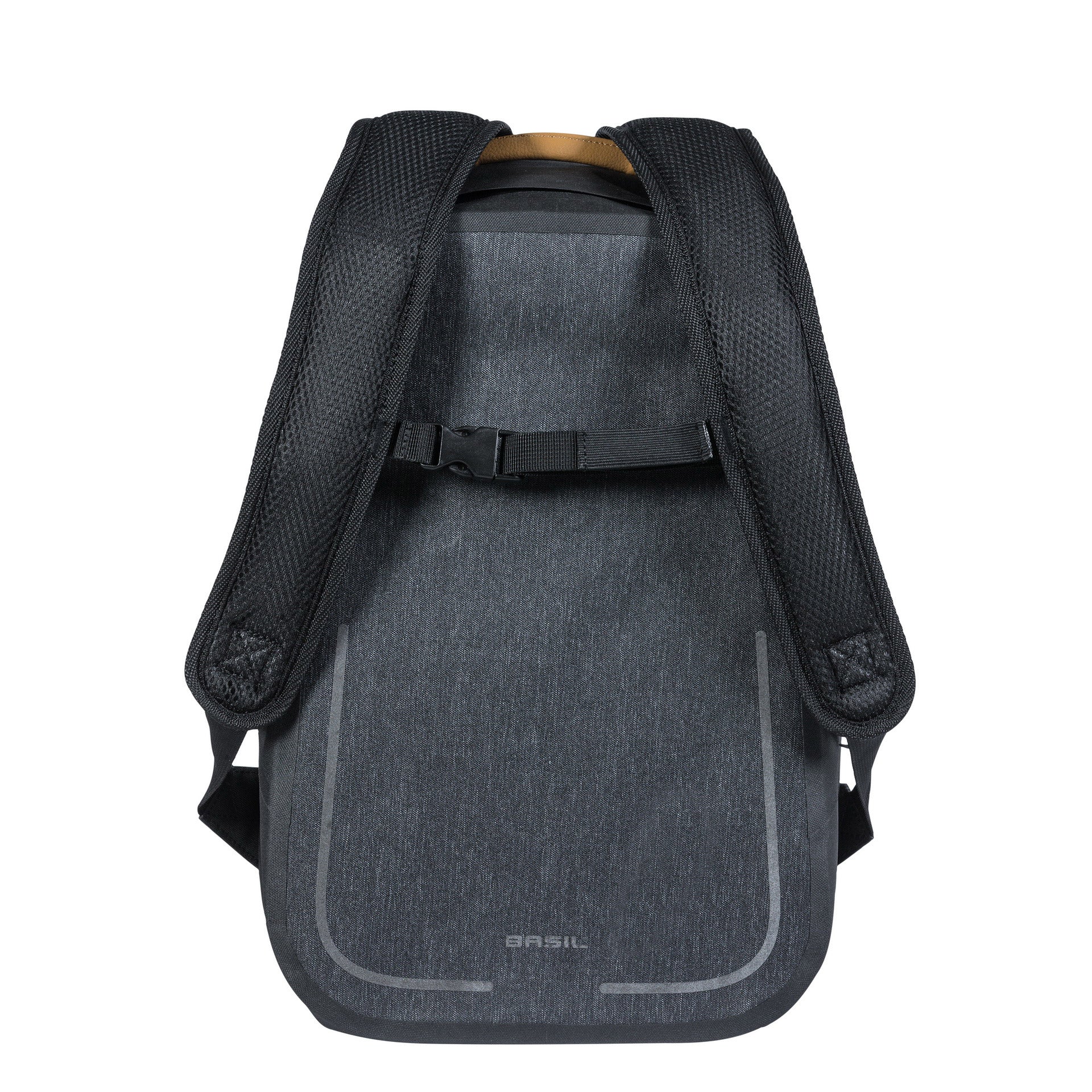 Basil Urban Dry Backpack - wasserdichter Fahrradrucksack - grau