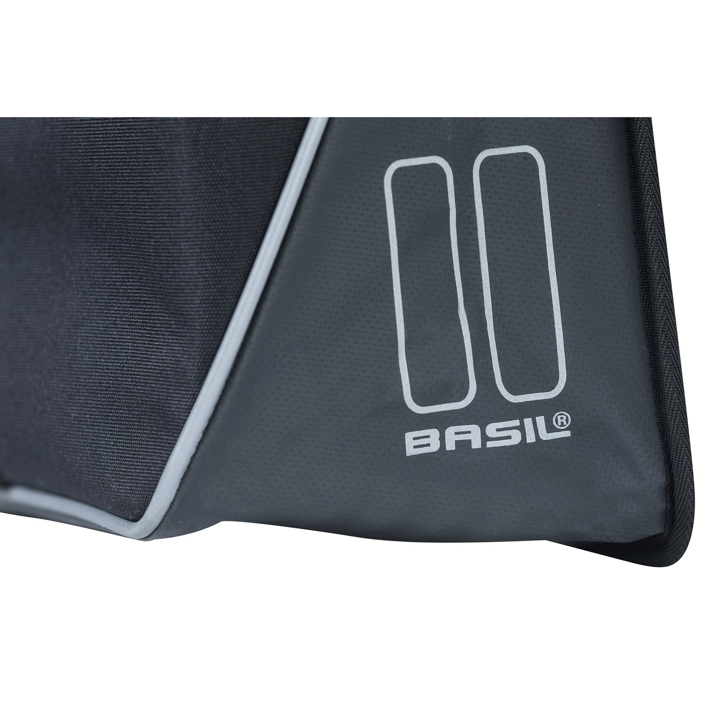 Basil Forte doppelte Fahrradtasche, schwarz schwarz, wasserabweisend, 35L