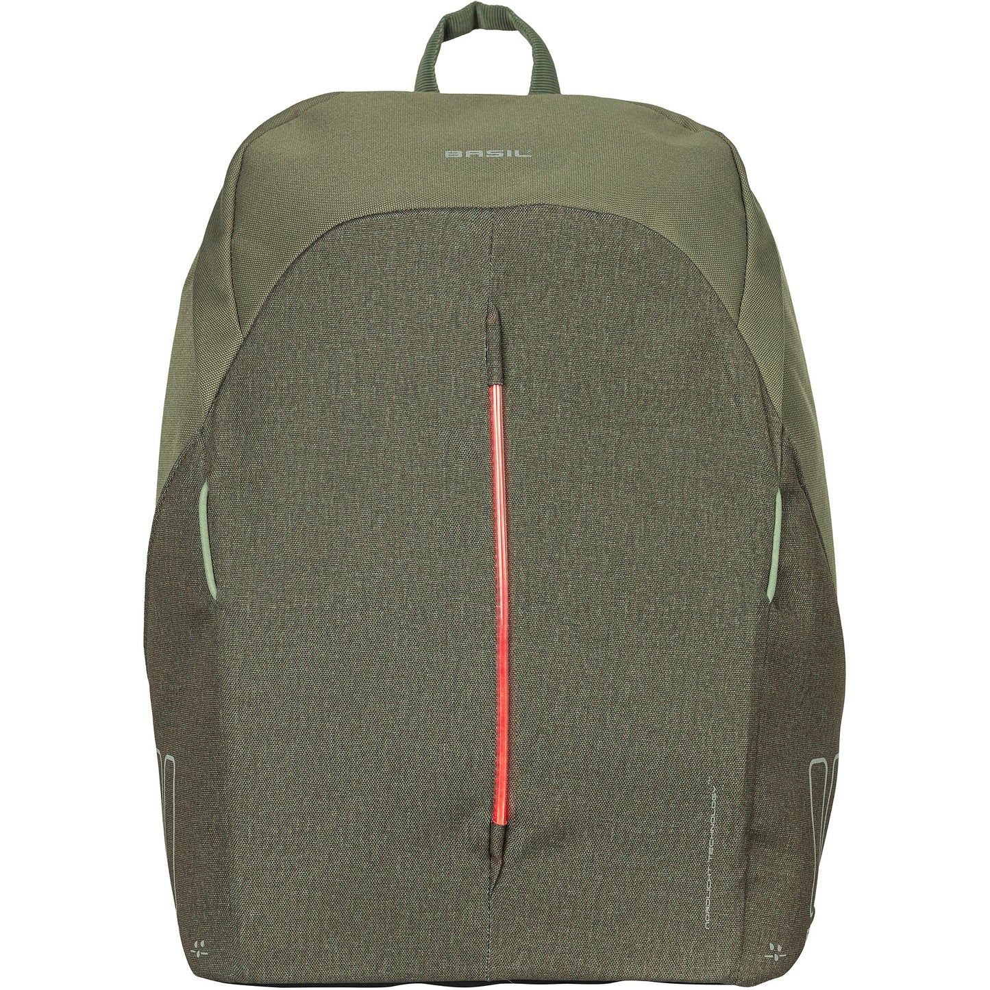 Basil B-Safe Backpack Nordlicht - Fahrradrucksack - Unisex - Grün - 13L