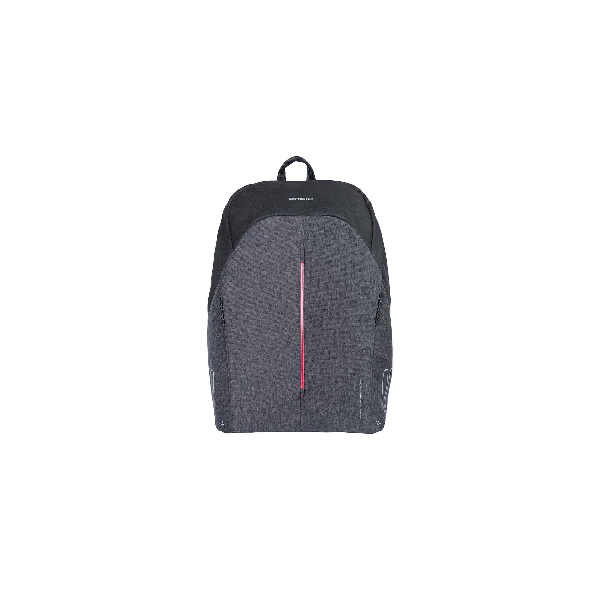 Basil B-Safe Commuter Nordlicht – kompakter Fahrradrucksack für Elektrofahrräder – 13 l – Schwarz