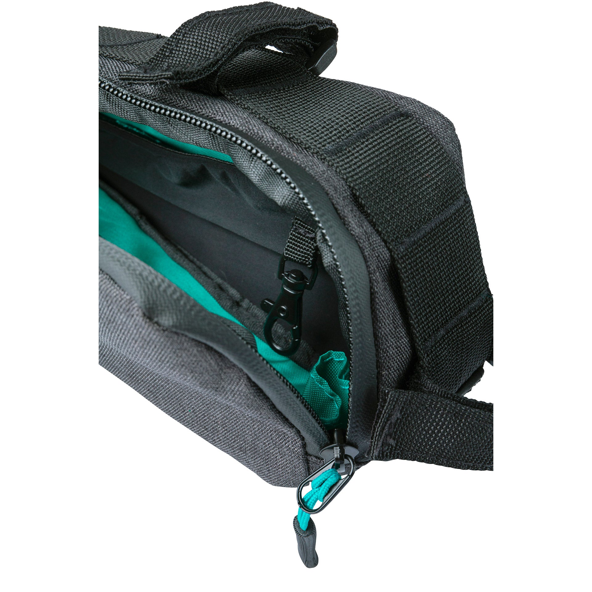 Basilil Discovery 365d Frametas M - Sporty Compact Bicycle Bag für Herren Ladies Bike - 1,8 l - Schwarzer Nahkampf