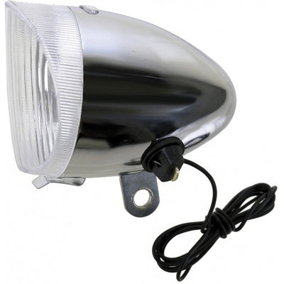 Scheinwerfer Halogen Dynamo Silber