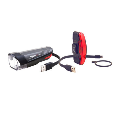Spanninga Trigon 25 Set II Front+Rear USB + BH29 999192