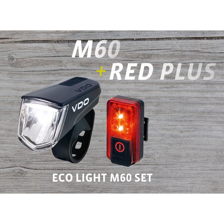 Beleuchtungsset VDO Eco Light M60 USB + RED PLUS USB