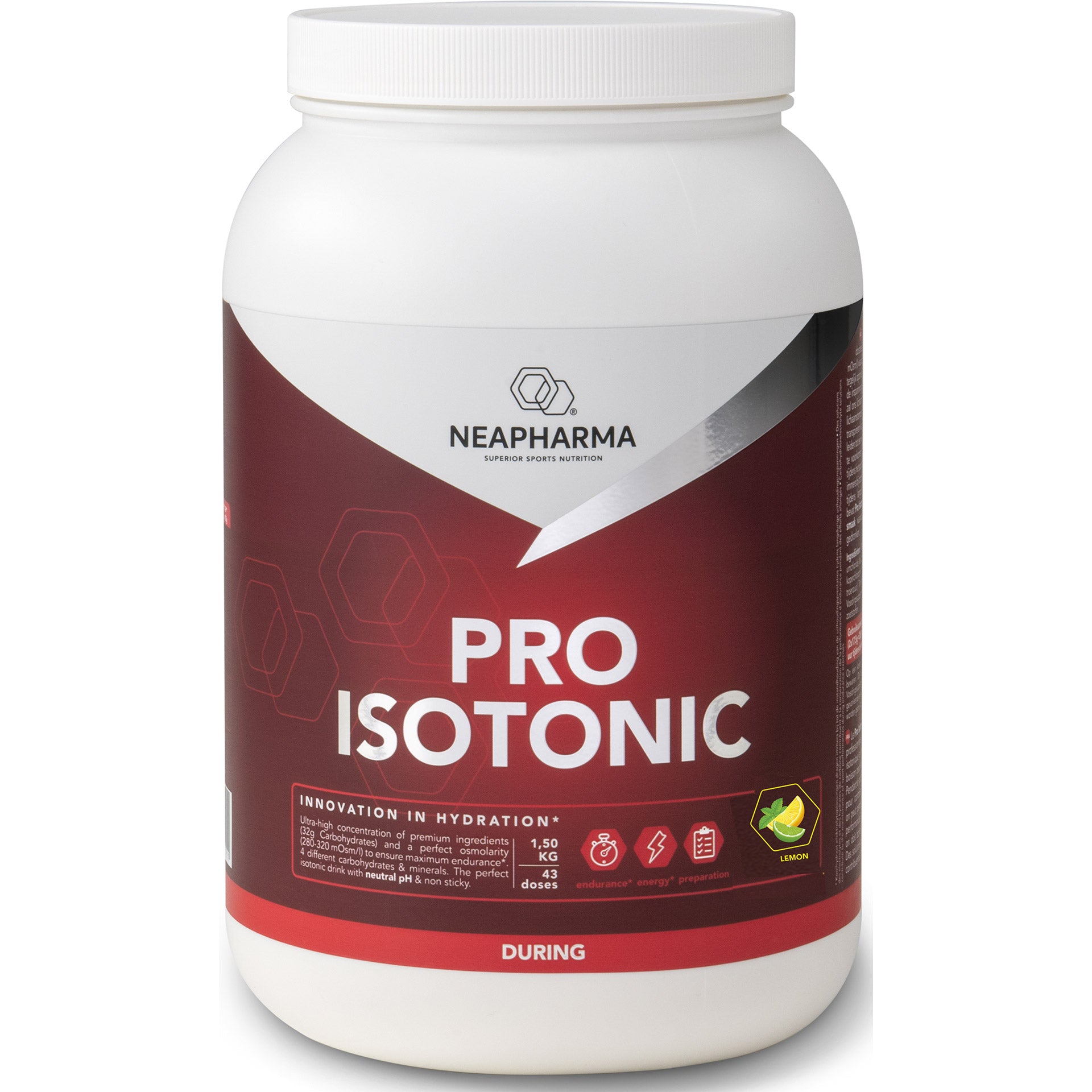Neafarmma Neafarmma Isotonische Pulver isotonische Lime-Munt-Topf 1,5 kg