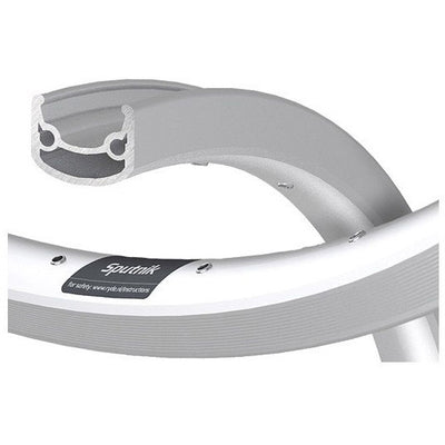 Qibbel Rim Sputnik Nachfolie 28 622 36G 14G CNC Alu Silber