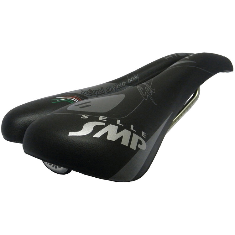 Selle SMP Saddle Tour Hybrid-Gel. Entworfen für Ihren Körper, Schwarz