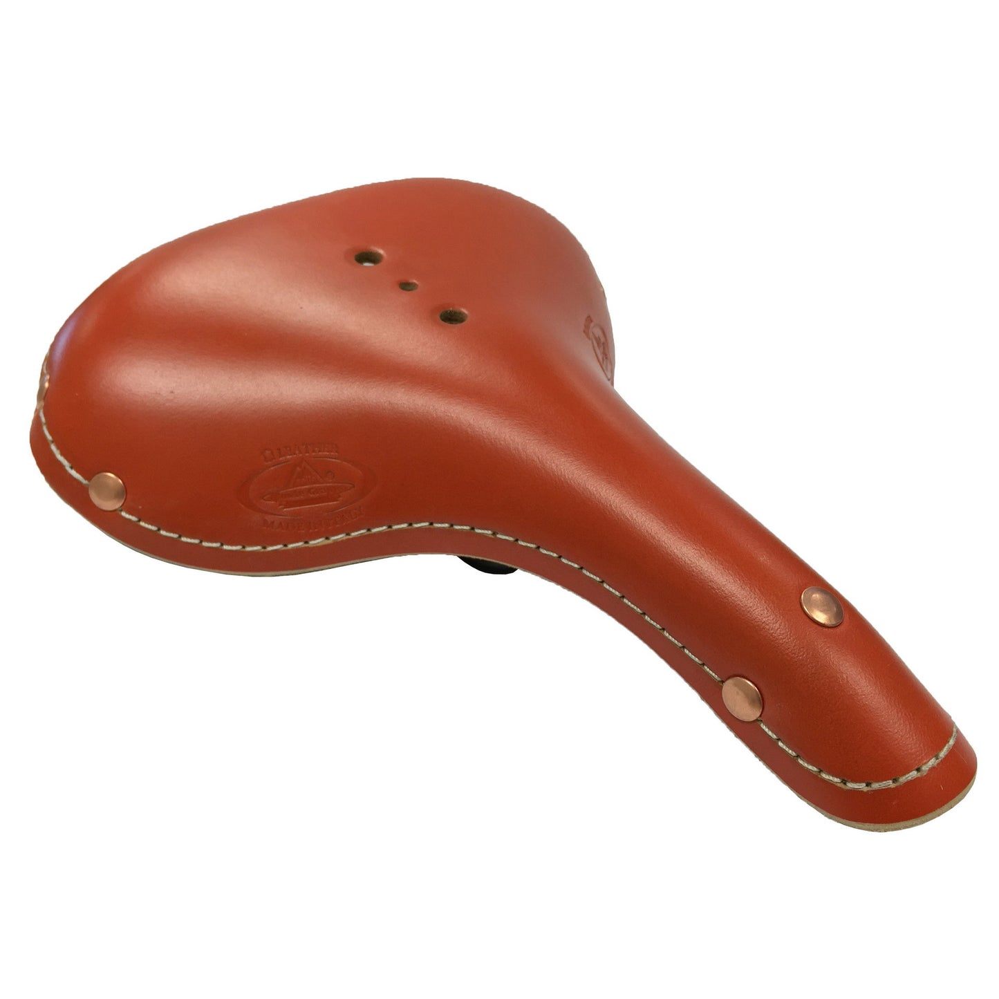 Selle Monte Grappa Sattel alte Grenzen Leder Cognac