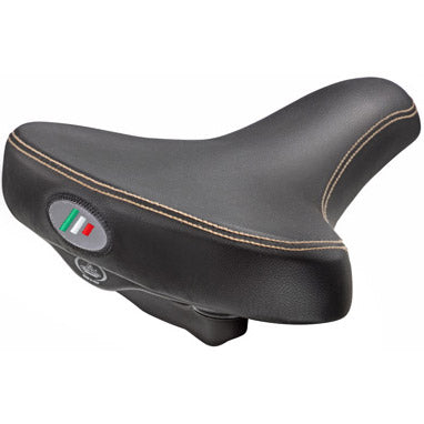 Selle Monte Grappa Sattel Selva Mann schwarz mit Federn