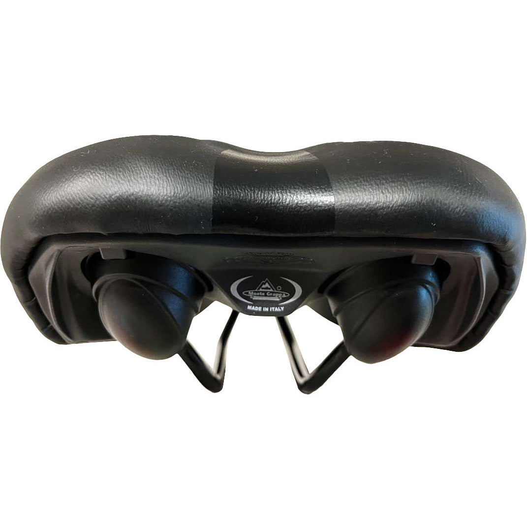 Selle Monte Grappa Sattel ASOLA 6200 Gel Steel Rail Schwarz