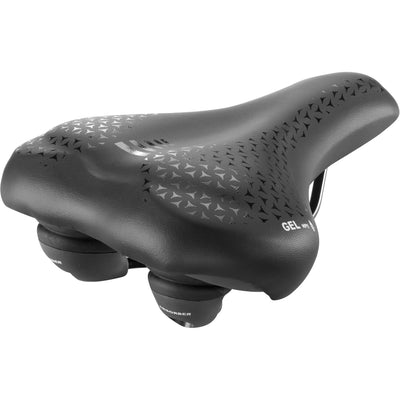 Selle Monte Grappa Sattel Aola 6200 Gel plus Elastomeer Rail Schwarz