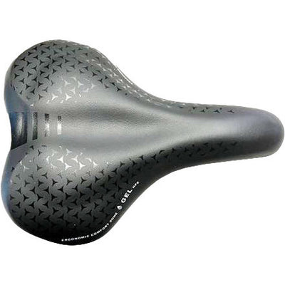 Selle Monte Grappa Sattel Aola 6200 Gel plus Elastomeer Rail Schwarz