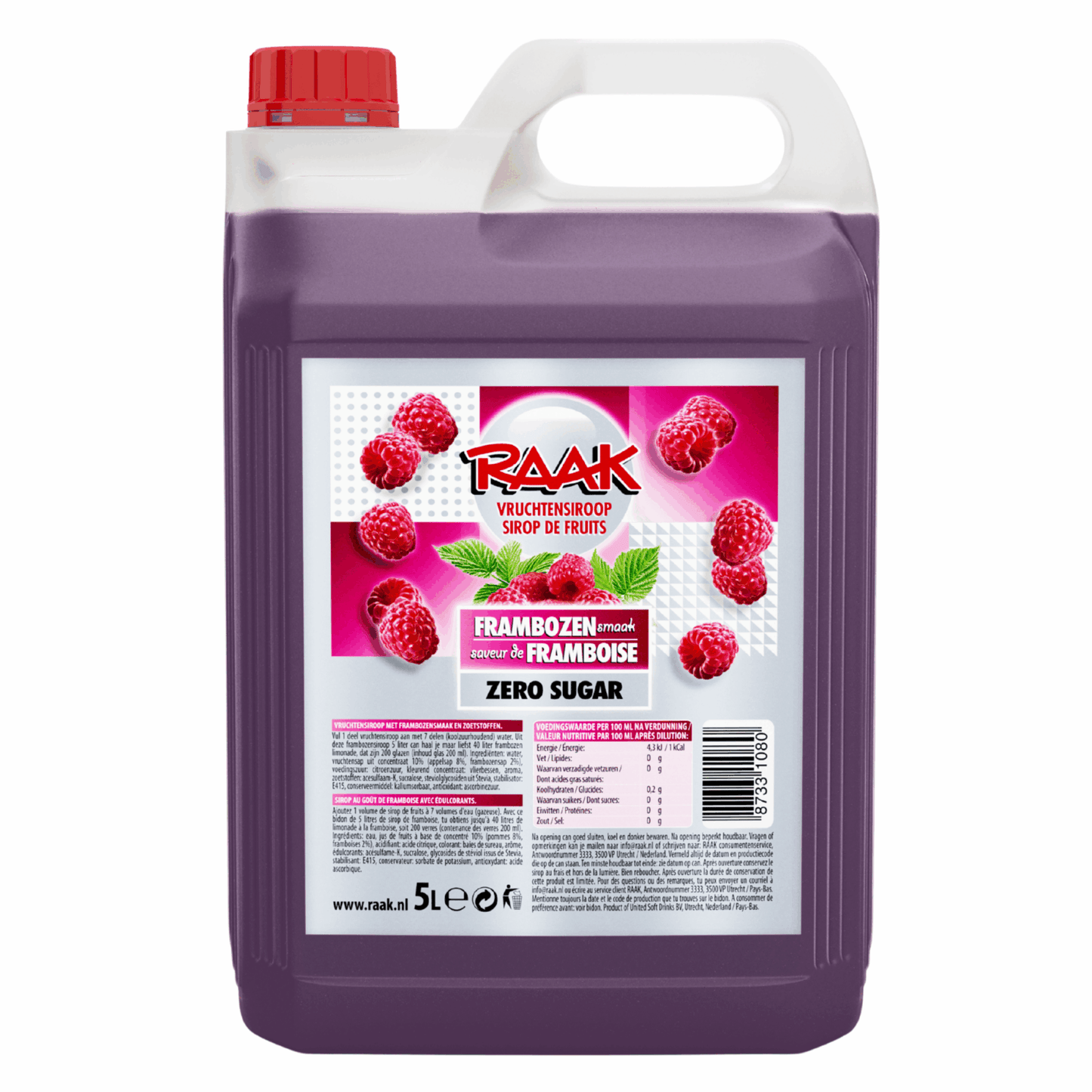 Touch Fruchtsirup Null Himbeere (5 Liter)