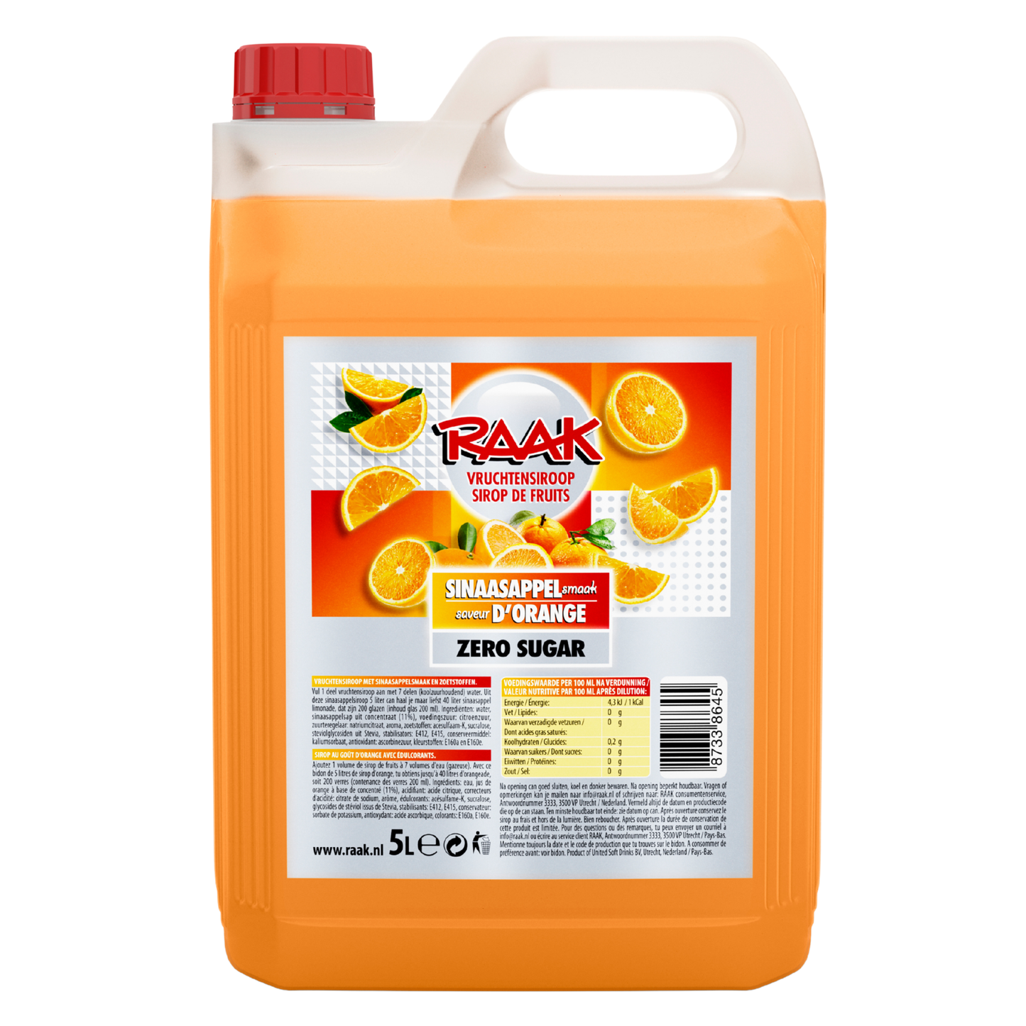 Touch Fruchtsirup ohne Zucker Orange (5 Liter)