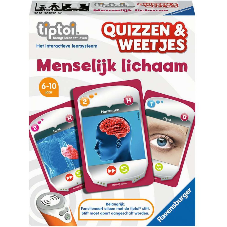 Ravensburger Tiptoi Quiz Fakten menschlicher Körper