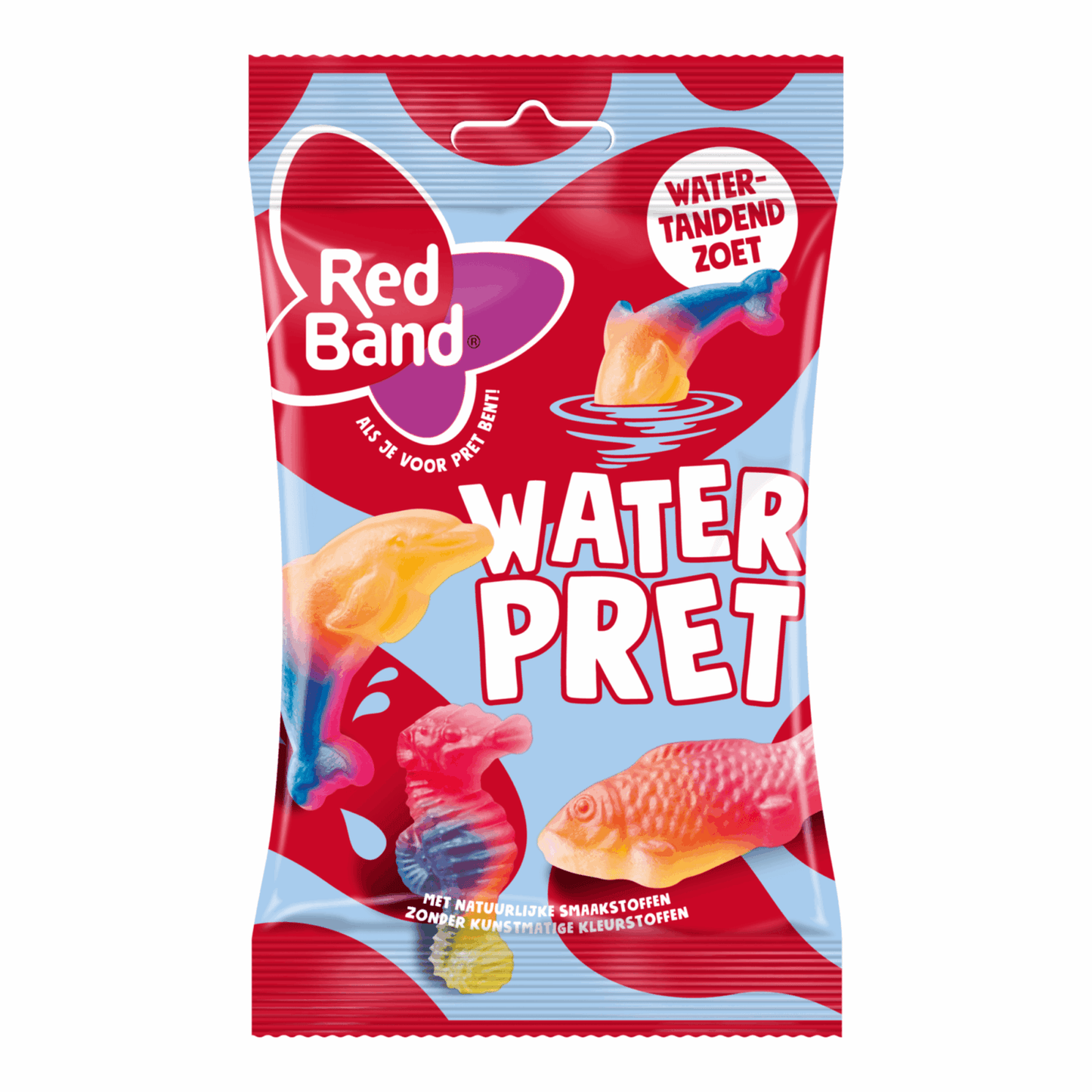 Roter Band-Wasserspaßbeutel (12x 125g)