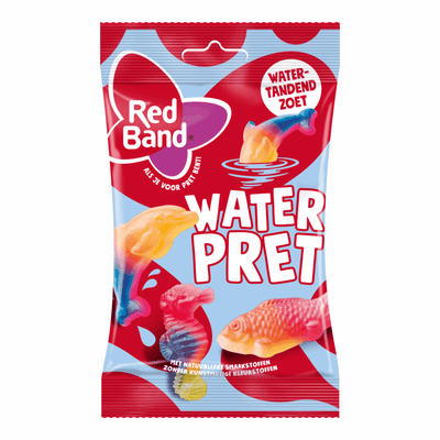 Roter Band-Wasserspaßbeutel (12x 125g)
