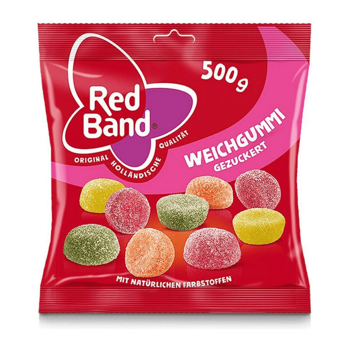 Rotes Band weichgummi zuckert (12x 500gr)