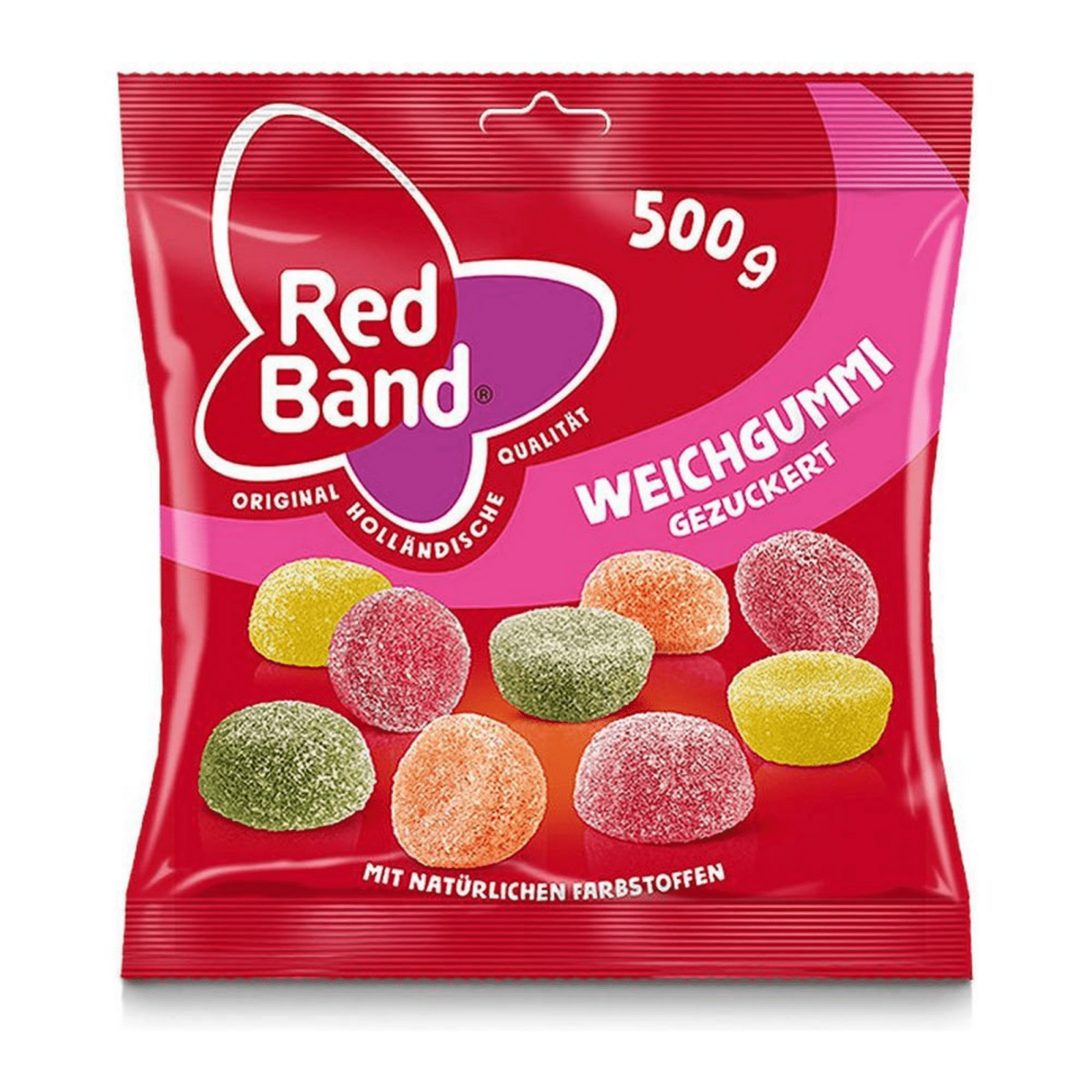 Rotes Band weichgummi zuckert (12x 500gr)