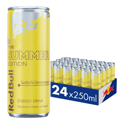 Red Bull Summer Edition Sudachi-Limetten-Geschmack Dose (24x 250ml)