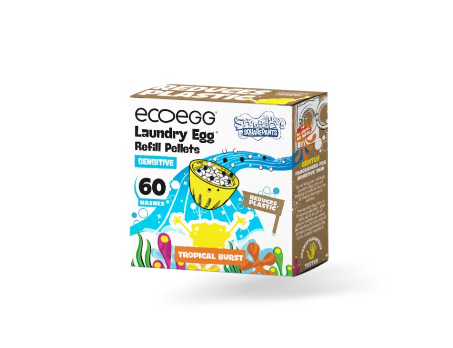 Ecoegg nachfüllter SpongeBob Tropical Burst empfindliche 60 Wäsche