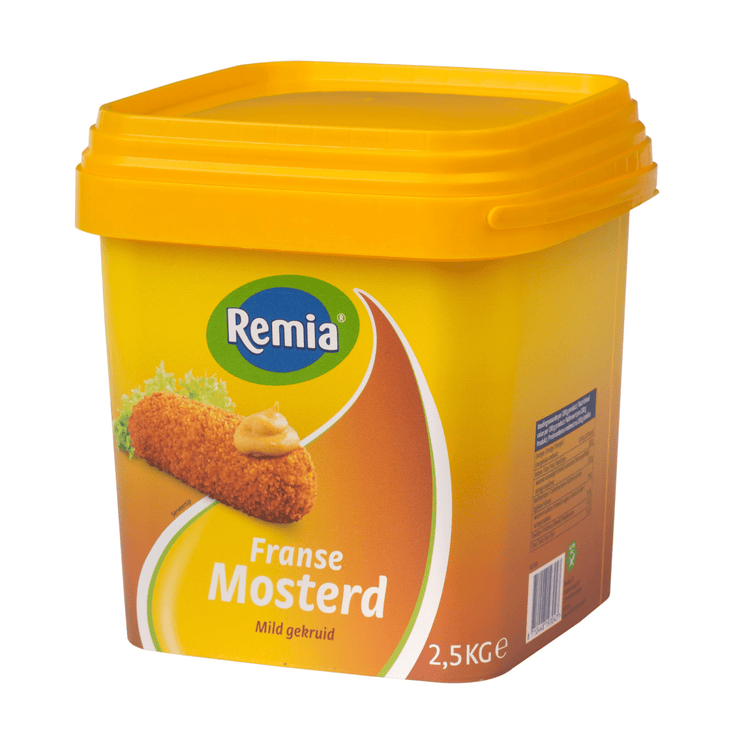 Remia französischer Senf, quadratischer Eimer (2,5 kg)