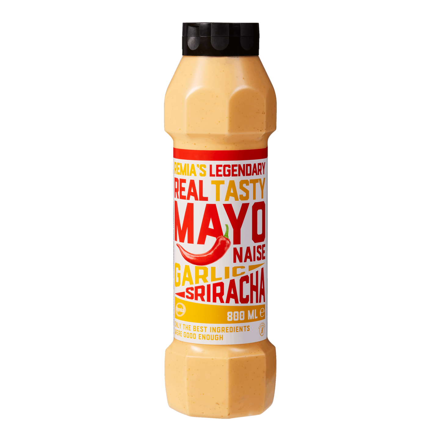 Remia legendäre wirklich leckere Mayonnaise Knoblauch Sriracha (800 ml)