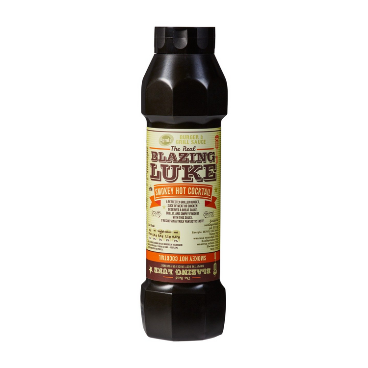 Remia Burger-Grill-Sauce, lauwarmer, rauchig-heißer Cocktail (800 ml)