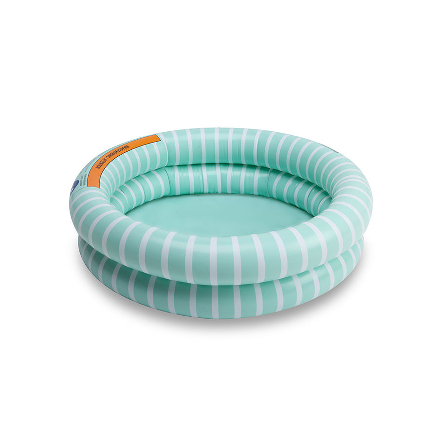 Resortstreifen | Grüner Schwimmbad Ø 60 cm