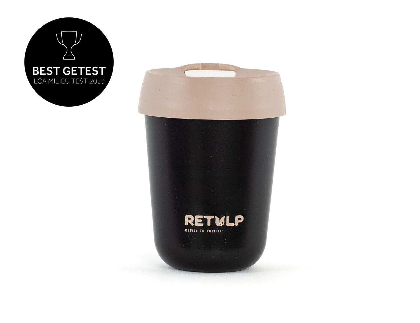 Retulp Kaffeebecher Schwarz Bakery Braun 275ml