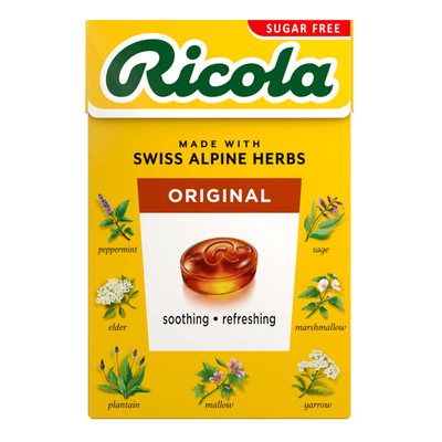 Ricola Ingwer-Orangen-Minze-Box (20x 50gr)