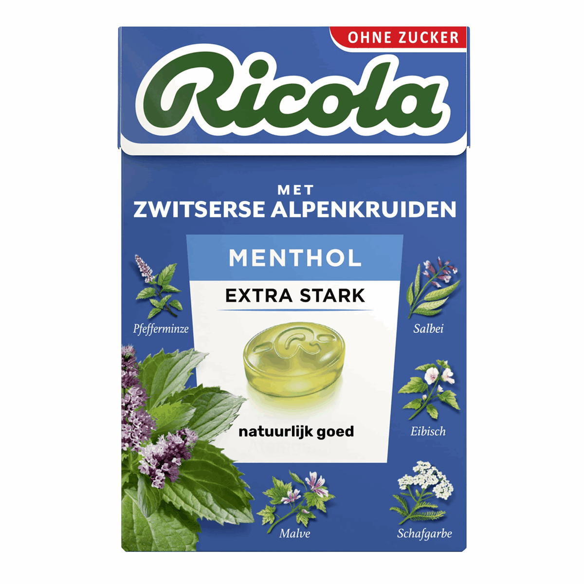Ricola Menthol extra stark SV Box (20x 50gr)