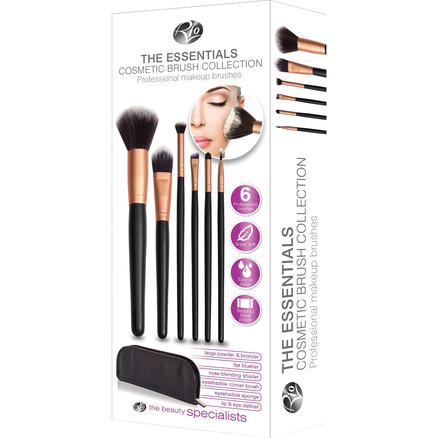 Rio BRCE Essential Kosmetikpinsel Kollektion