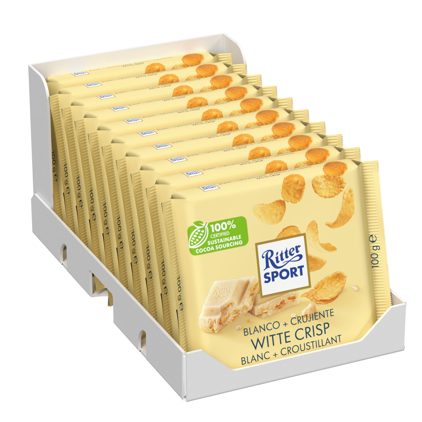 Ritter Sport Weißer Crisp (10x 100gr)