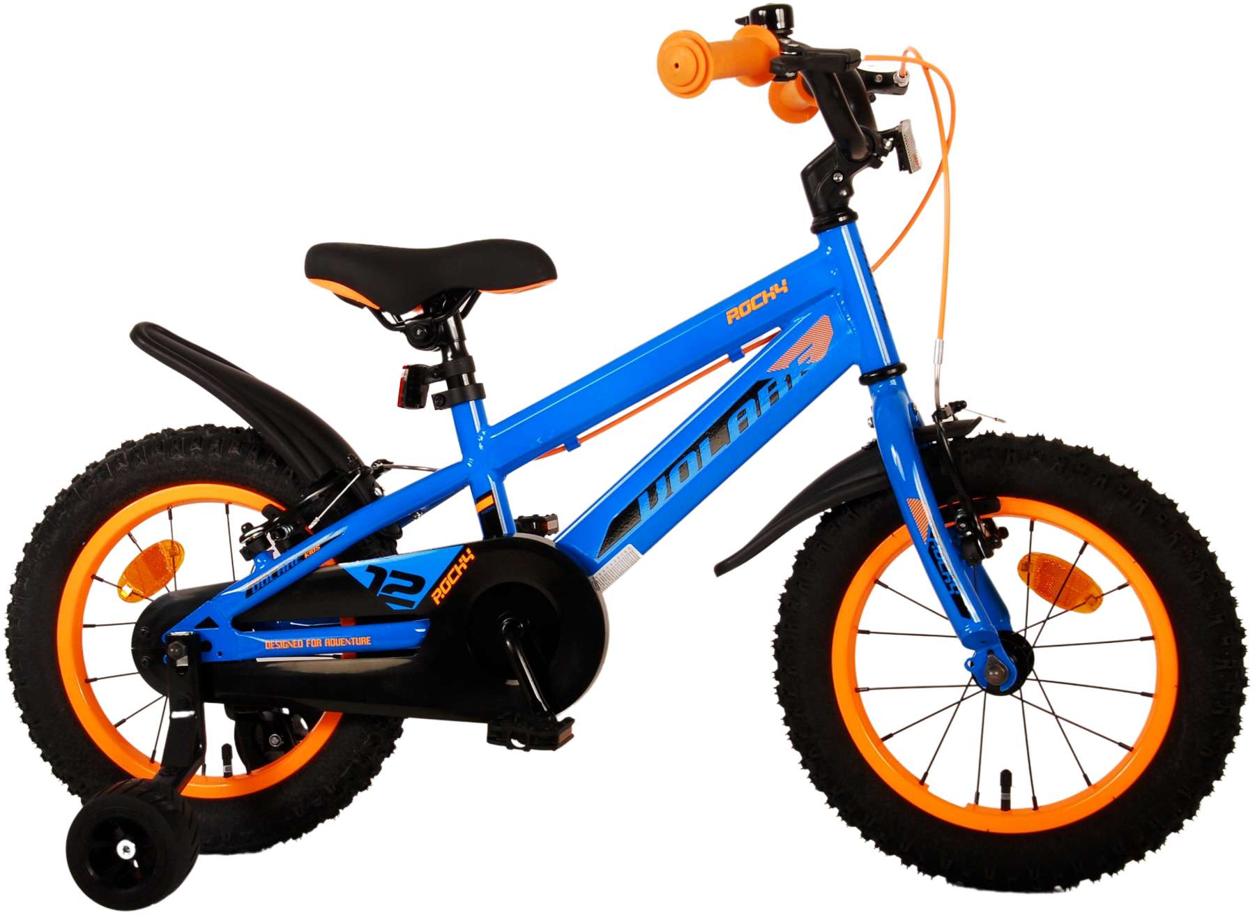 Volare Rocky Children's Bicycle - Jungen - 14 Zoll - Blau - Zwei Handbremsen
