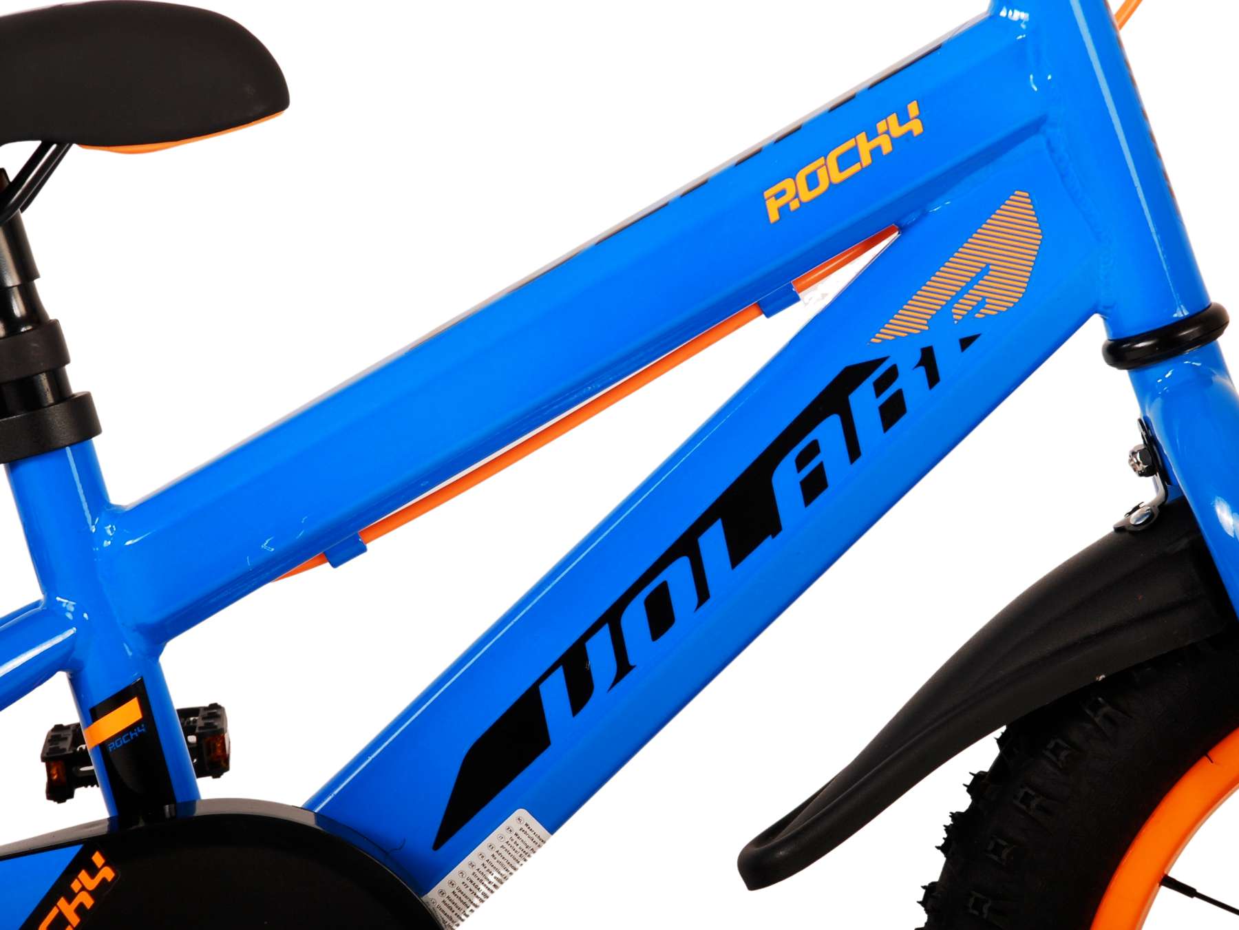 Volare Rocky Children's Bicycle - Jungen - 14 Zoll - Blau - Zwei Handbremsen